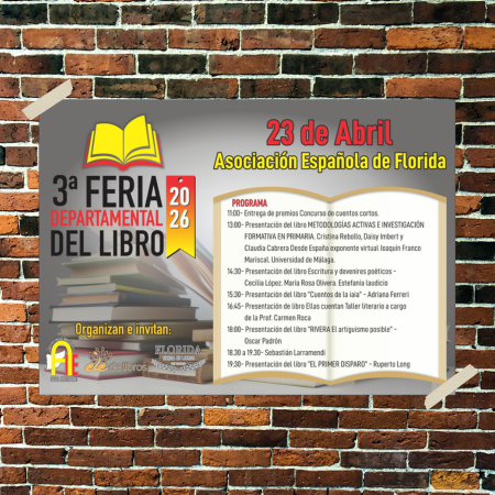 3º Feria Departamental del libro - Abril 2026
