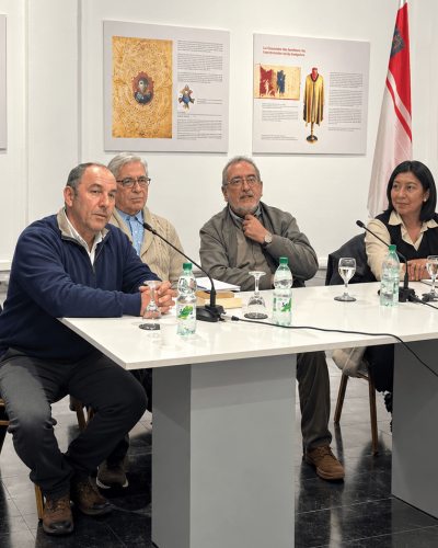Lic. Óscar Padrón Favre en Florida presentando el libro Ocaso de un pueblo indio de Tierradentro Ediciones